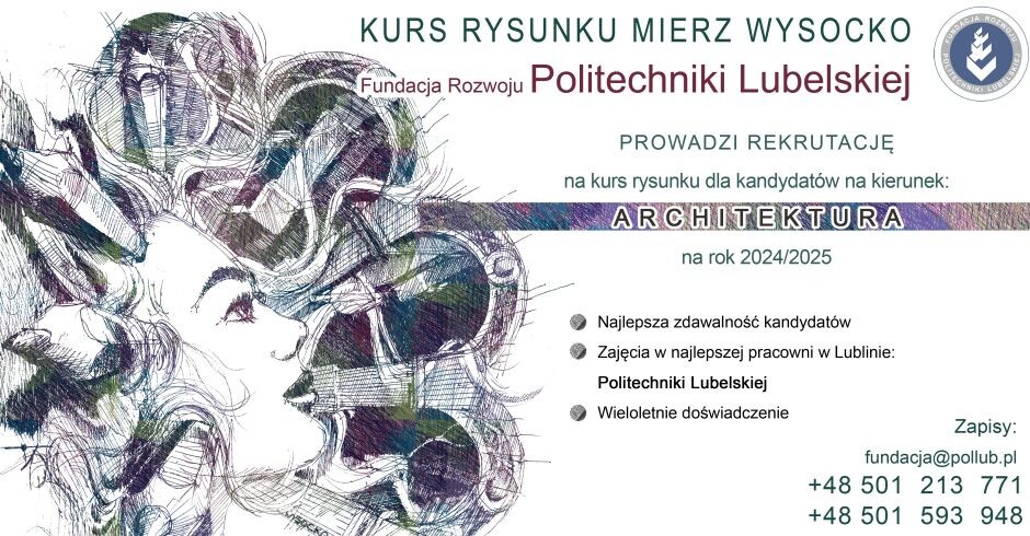 Kurs rysunku odręcznego dla kandydatów na kierunek Architektura