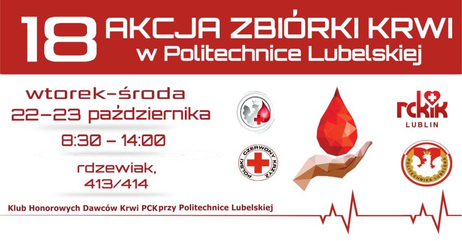 18 Akcja zbiórki krwi w Politechnice Lubelskiej