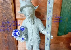 Model z gliny - druga wersja - poprawki