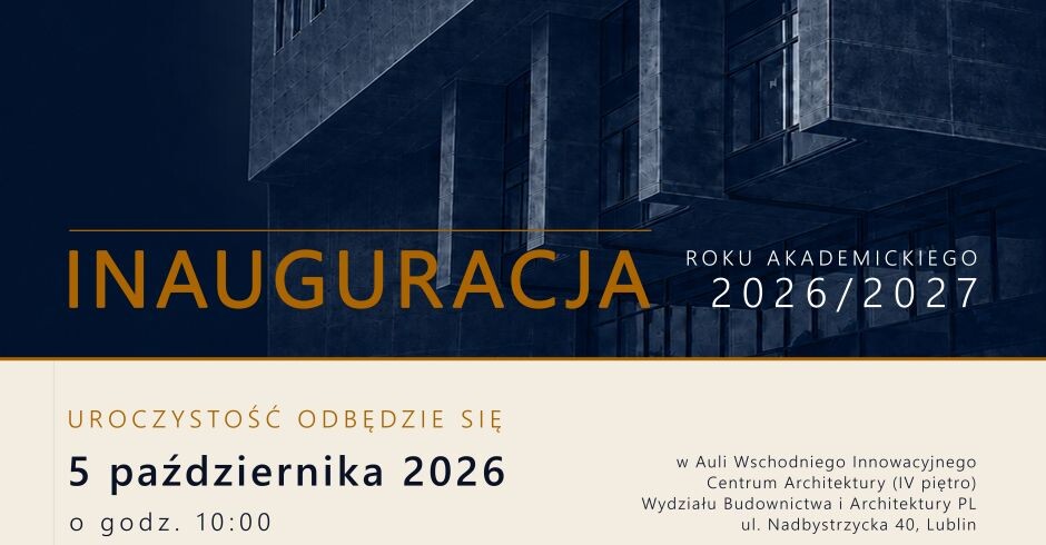 Uroczysta Inaguracja roku akademickiego 2026/2027 na WBIA